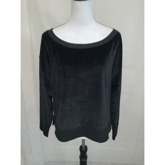 JoyLab Women's Black Off-Shoulder Sweatshirt Size M - Picture 1 of 4